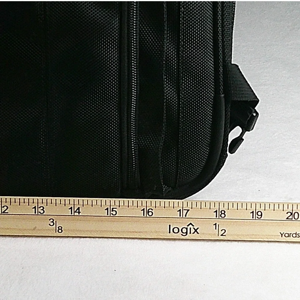 Targus Black Ballistic Nylon Laptop‎ Briefcase Messenger Bag Office Travel Case